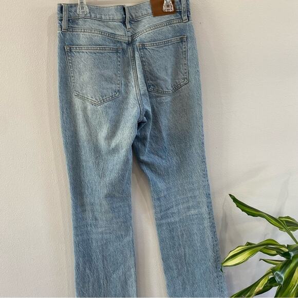 J.Crew Full-Length Demi Boot Jeans Light Indigo Wash High Rise Stretch Denim 25 - Picture 3 of 11